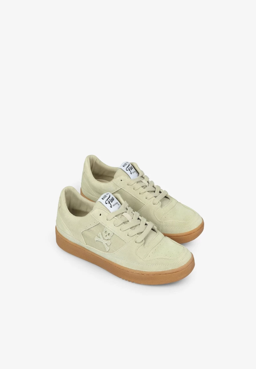 "ScalpersCompany Men's Low Top Suede Sneakers – Stylish Casual Shoes for Men"