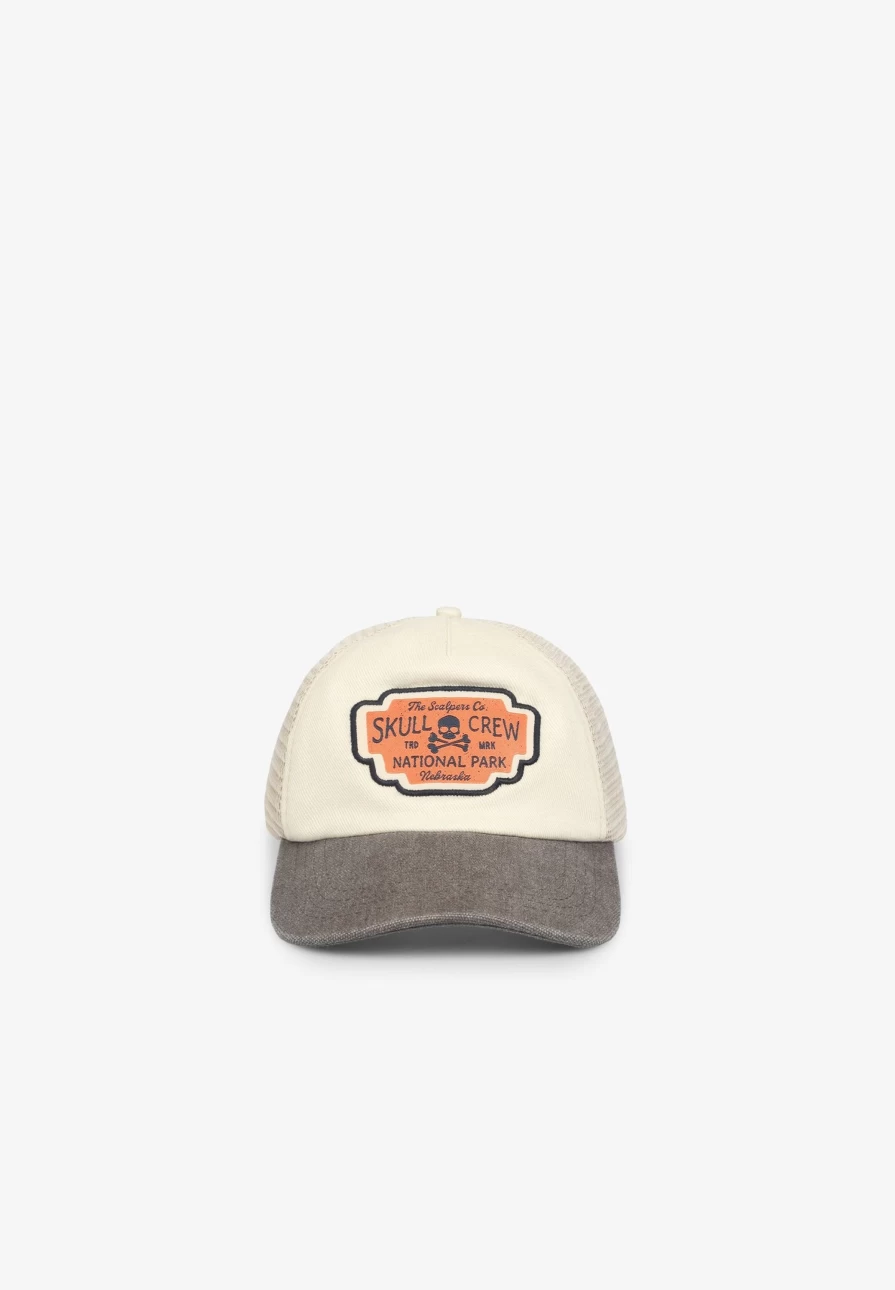 "ScalpersCompany Kids Trucker Cap With Embroidered Patch - Adjustable Snapback Hat"