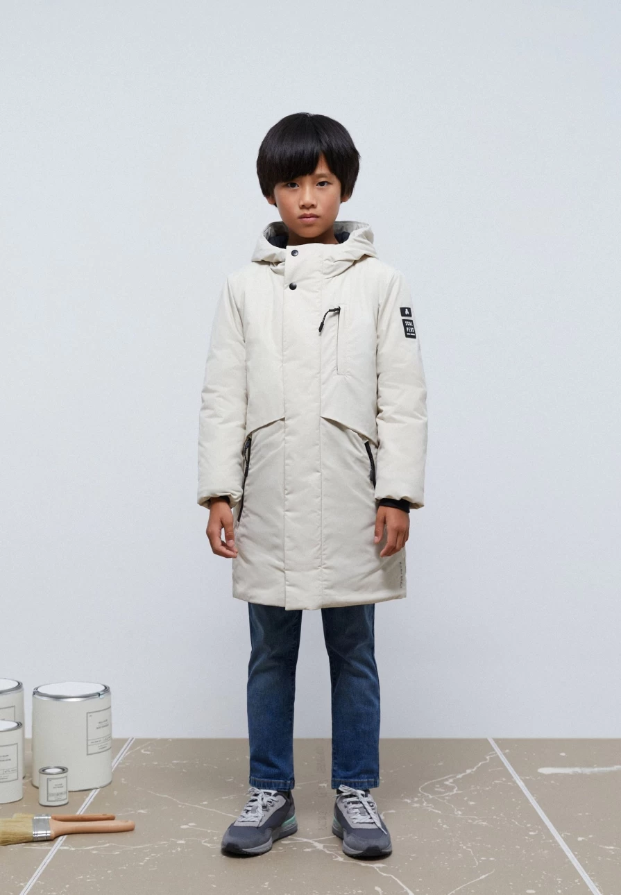 "Scalpers Company Kids Quilted Parka Jacket with Pockets – Warm Winter Coat"
