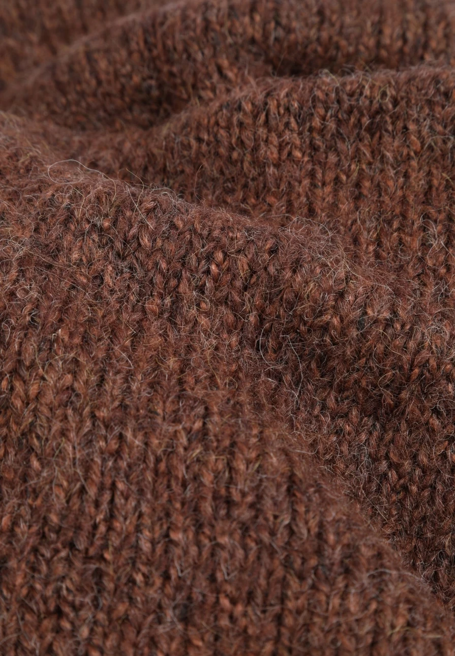 "Men's Classic Plain Knit Scarf by Scalpers Company – Soft Winter Wool Scarf for Men"
