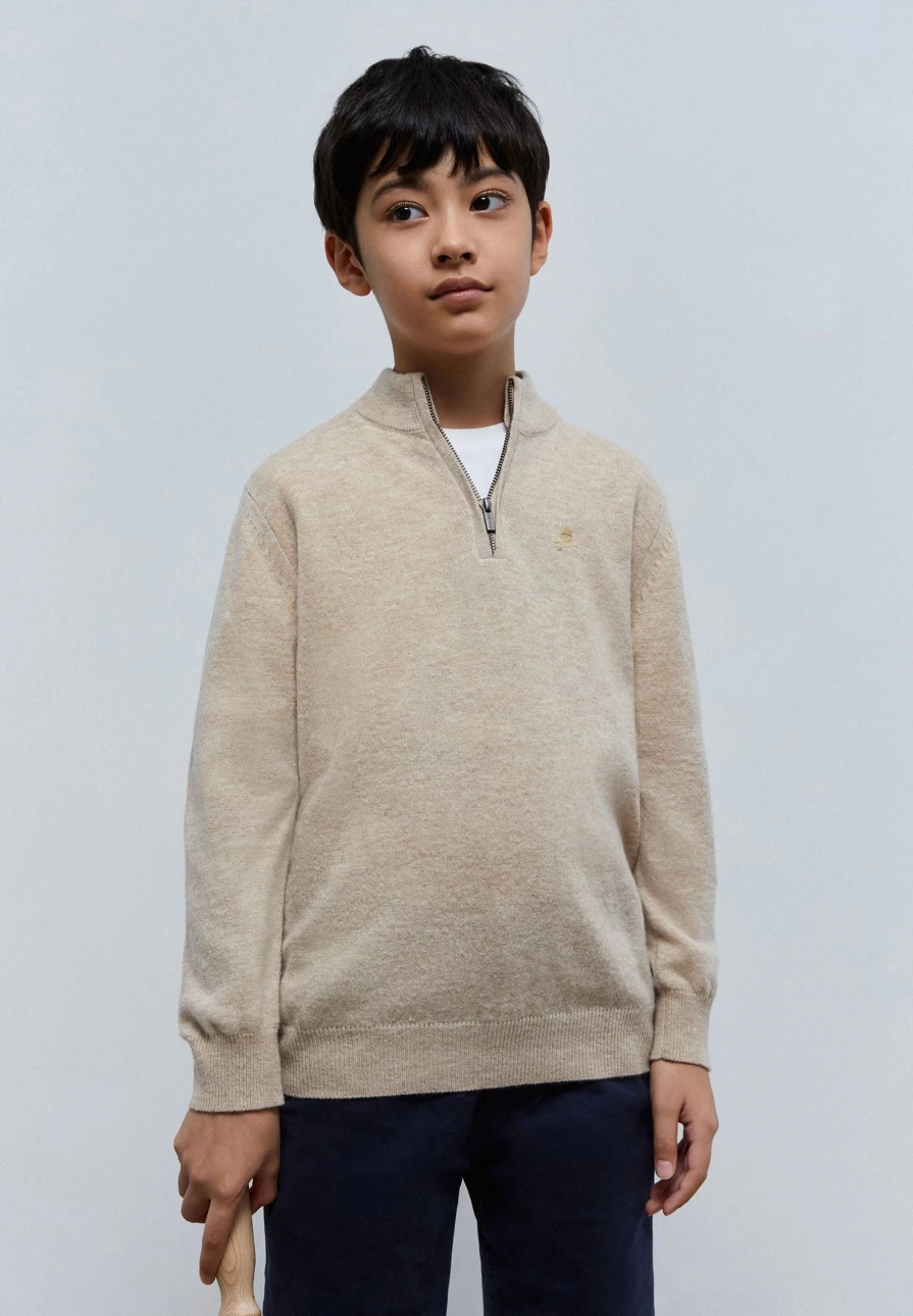 "ScalpersCompany Kids Zip Sweater - Stylish & Comfortable Children's Hoodie"