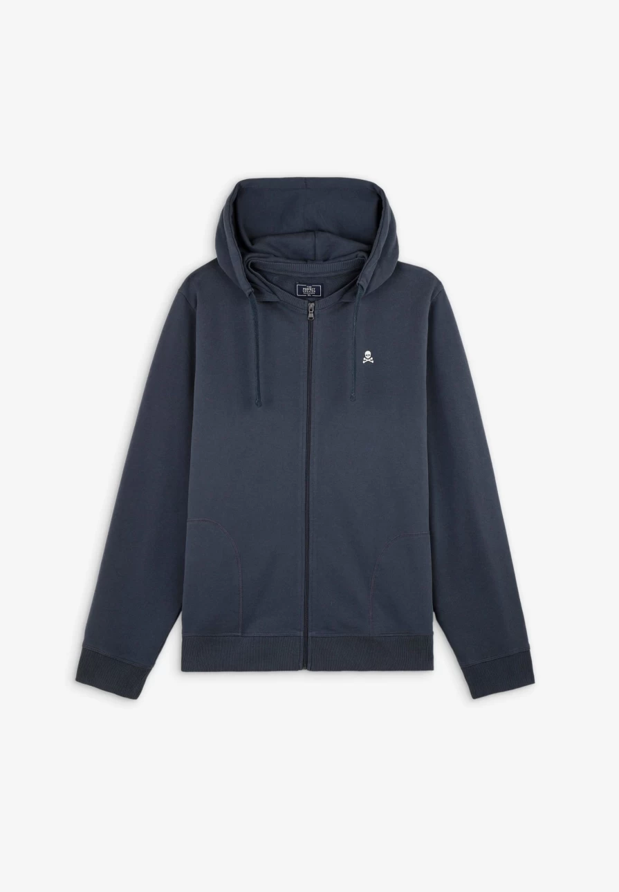 "ScalpersCompany Men's Navy Nos Fade Hoodie Sweater - Premium Comfort & Style"