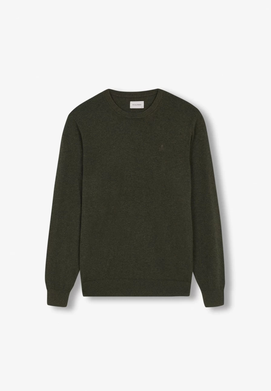 "ScalpersCompany Men's Basic Round Neck T-Shirt - Comfortable Cotton Crewneck Tee for Casual Wear"
