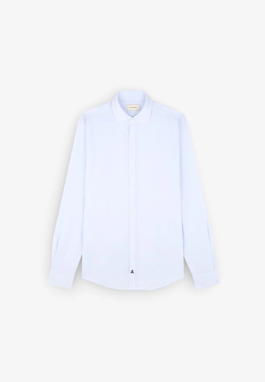 "ScalpersCompany Men's Classic Slim Fit Shirt – Premium Tailored Dress Shirt for Men"